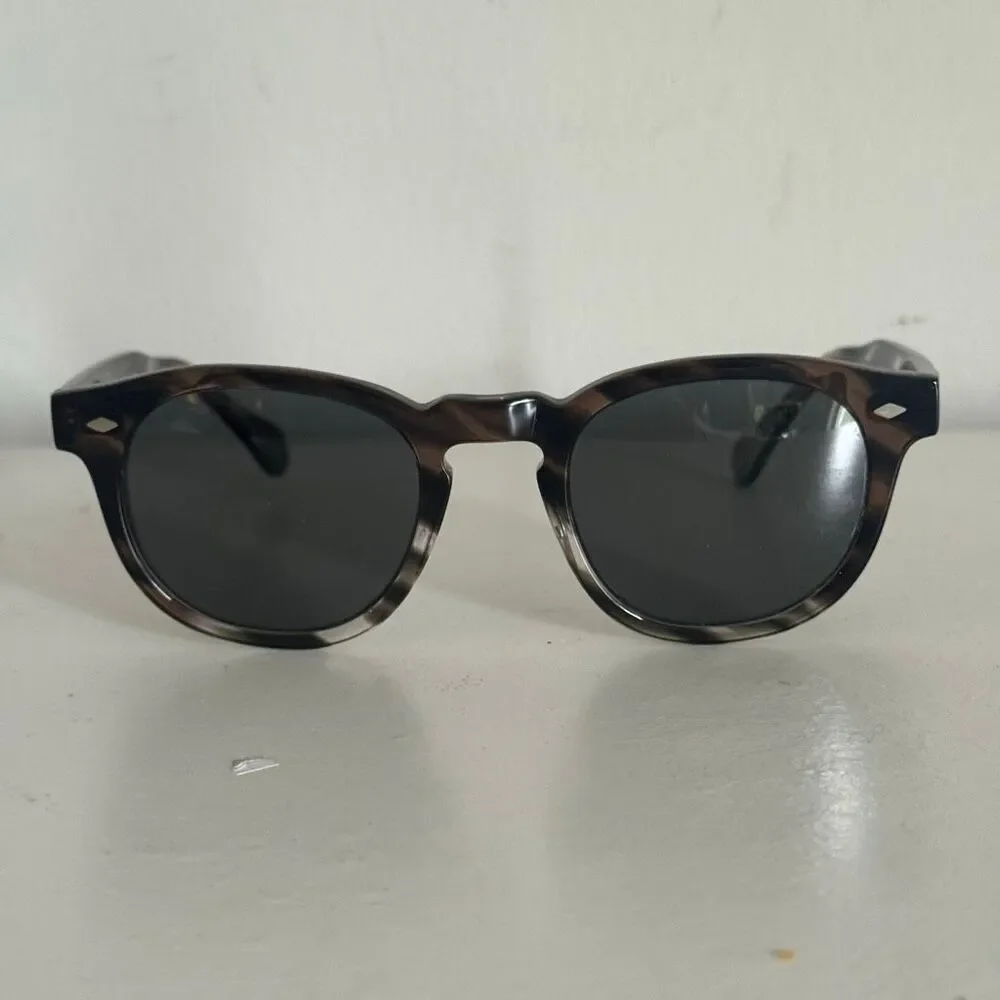 SEE Eyewear Made In Italy Johnny Depp Style Tortoise Shell Sunglasses